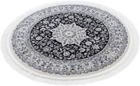Carpetfine Teppich Nain Diane, rund, 8 mm Höhe, Kurzflorteppich, Orient Look