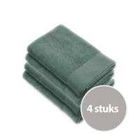 Walra Soft Cotton Handdoek 70 x 140 cm 550 gram Legergroen - 4 stuks