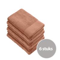 Walra Soft Cotton Handdoek 60 x 110 cm 550 gram Terra - 6 stuks