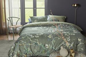 Beddinghouse x Van Gogh Beddinghouse Van Gogh Museum Dekbedovertrek Blossoming Groen-2-persoons (200 x 200/220 cm)