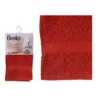 Berilo Handtuch 90 X 150 Cm Baumwolle Rot