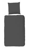 hip Overtrekset Hip Uni 100% katoen, mako-satijn, 135x200, effen wit, rits (2-delig)