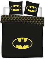 Dekbedovertrek Batman 240 X 220 Cm Microfiber Zwart