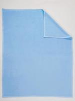 katoenen deken in blauw van Biederlack