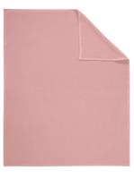 katoenen deken in roze van Biederlack