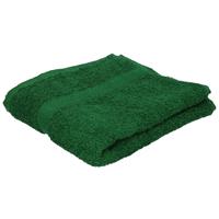 Towelcity Set van 8x stuks luxe handdoeken donkergroen 50 x 90 cm 550 grams -