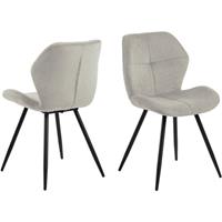Ebuy24 - Petri Esszimmerstuhl beige, schwarz. - Beige