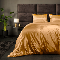 Fresh & Co Silk Satin Kleur: Bruin, 240 x 220 cm