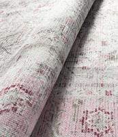 Merinos Laagpolig Vintage Patchwork Vloerkleed Edessa Cream/Roze-80 x 150 cm