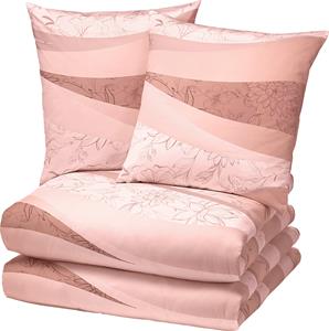 Bedtextiel in roze van Biberna