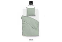 Swiss Sense Zo!Home Satinado Dekbedovertrek Foam Green | 