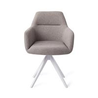Jesper Home Eetkamerstoel Kinko Turn White, Draaibaar - Earl Grey