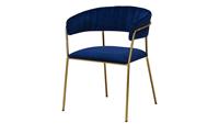 Stuhl ¦ blau ¦ Maße (cm): B: 60 H: 79,5 T: 57  - Möbel Kraft
