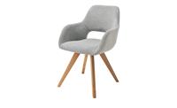 Woodford Polsterstuhl  Lucina ¦ grau ¦ Maße (cm): B: 56 H: 86 T: 64  - Möbel Kraft