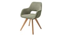Woodford Polsterstuhl  Lucina ¦ grün ¦ Maße (cm): B: 56 H: 86 T: 64  - Möbel Kraft