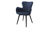 Gray & Jones Polsterstuhl  Tierra Fuego Two ¦ blau ¦ Maße (cm): B: 62 H: 87 T: 65  - Möbel Kraft