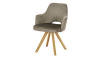 Woodford Polsterstuhl  Moreda ¦ braun ¦ Maße (cm): B: 58 H: 82 T: 60  - Möbel Kraft