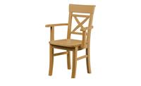 maison bleue Holzstuhl massiv  Florian ¦ holzfarben ¦ Maße (cm): B: 61 H: 94 T: 43  - Möbel Kraft
