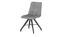 Gray & Jones Polsterstuhl  Tierra Fuego One ¦ grau ¦ Maße (cm): B: 47 H: 87,5 T: 64  - Möbel Kraft