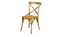 Holz-Stuhl mit Rattan-Sitzfläche ¦ holzfarben ¦ Maße (cm): B: 50 H: 88 T: 55  - Möbel Kraft