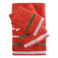 Benetton Satz Handtücher  Rot (4 pcs)