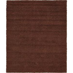 Yomonda Teppich Shaggy Shag dunkelbraun Gr. 240 x 290