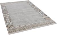 THEKO Wollteppich »Royal Natur 6030«, , rechteckig, Höhe 14 mm, reine Wolle, handgetuftet, mit Bordüre, Wohnzimmer