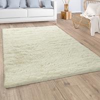 Paco Home Hoogpolig vloerkleed Silky 591 Unikleurig, bijzonder zacht en behaaglijk