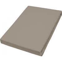 VARIO Jersey-Spannbetttuch nougat, 100 x 200 cm - 