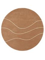 Rebellenclub Vloerkleed Abstract en verfijnd Flow of Nature Rond - 200 rond