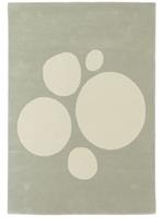 Rebellenclub Vloerkleed Abstract en verfijnd Bubbles Eucalyptus - 170x240 cm