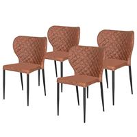 Home24 Gestoffeerde stoel Picard (set van 4), loftscape