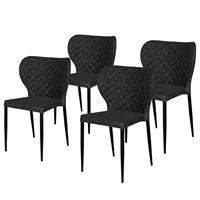 Home24 Gestoffeerde stoel Picard (set van 4), loftscape