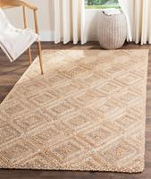 Floriane Garden Decoration | Handgemaakt vloerkleed Avery jute