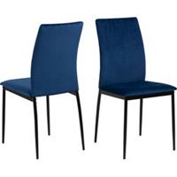 ebuy24 Esszimmerstuhl »4er Set Demina krzesło stołowe ciemnonie«