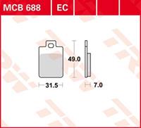 TRW Standaard EC remblokken, en remschoenen voor de moto, MCB688EC