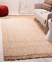 | Handgemaakt vloerkleed Ella jute