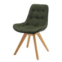 Woodford Polsterstuhl  Bennet ¦ grün ¦ Maße (cm): B: 56 H: 84 T: 63  - Möbel Kraft
