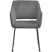 SIT MÖBEL SIT&CHAIRS Tom Tailor Armlehnstuhl, 2er-Set T-Velvet Armchair, gepolstert, basalt