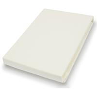 HAHN HAUSTEXTILIEN Jersey-Laken für Matratzentopper 180-200x200-220 cm ecru