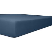 WäSCHEFABRIK KNEER E.K. Kneer Easy Stretch Spannbetttuch Qualität 25, marine, 90-100x190-220 cm