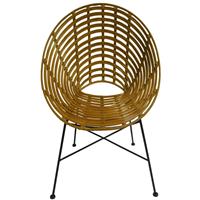 SIT MÖBEL RATTAN Stuhl runde Sitzschale