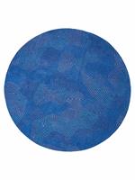 Louis de Poortere Rond vloerkleed Coral Meditation 9225 Blue Lagoon - 240 rond