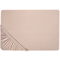 BELIANI Katoenen Hoeslaken 90 x 200 cm Beige HOFUF