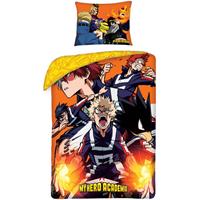 SimbaShop My Hero Academia Dekbedovertrek Heroes Rising - Eenpersoons - 140 X 200 Cm - Katoen