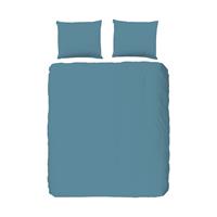 Muller Textiel Good Morning Cotton Dekbedovertrek Adria Blue 140 x 220 cm