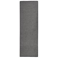 vidaXL Buitenkleed platgeweven 80x250 cm grijs