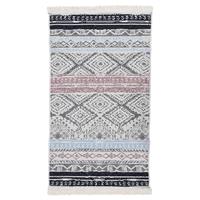 vidaXL Vloerkleed 120x180 cm katoen roze en aqua