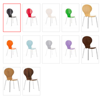 KantoormeubelenPlus Bezoekersstoel Frederiksberg, Non-PVC, Eiken