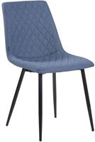 KantoormeubelenPlus Eetkamerstoel Norddjurs Stof, Blauw